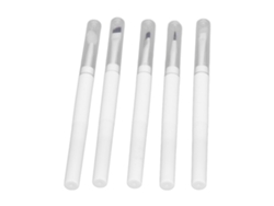 5 Piezas Set De Brochas De Maquillaje De Silicona Para Labios Cejas Y Ojos