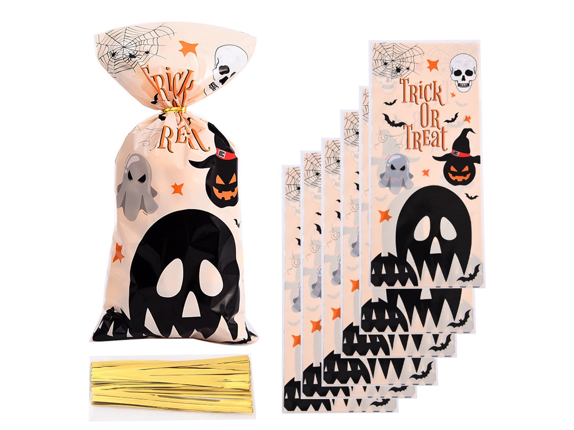 Perfectas para manos pequeñas, bolsas transparentes para dulces con diseño de dibujos animados, hechas de material no tóxico para un manejo seguro, celofán de alta calidad.
