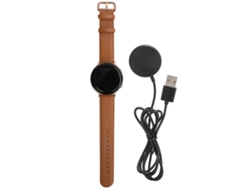 Pulseira Esportiva Inteligente Impermeável Ip67 Com Monitoramento De Sono, Controle Táctil E Bluetooth Marrom