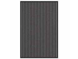 Felpudo Rectangular Moderno Vidaxl Negro Polipropileno