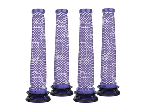 Prefiltro de repuesto de 4 piezas para filtro de vacío Dyson Compatible con la serie Dyson V6 V7 V8 reemplaza la pieza
