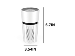 Purificadores de aire para dormitorio Mini purificador de aire de escritorio para el hogar Purificador de aire HEPA con filtros de aire verd BISBISOUS