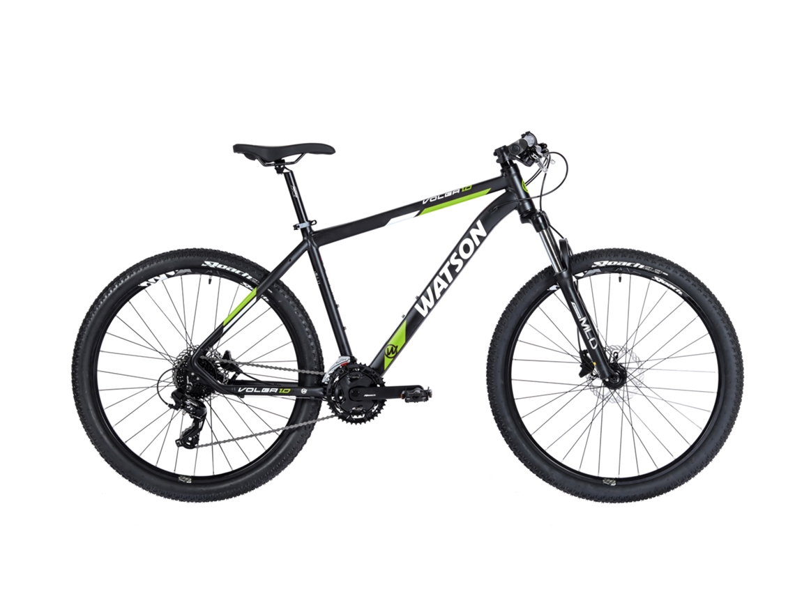Bicicleta WATSON Volga 1.0 29'' Negro/Blanco/Verde Mate S