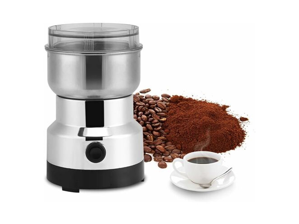 Molinillo multifuncional de alta calidad, cuchilla de acero inoxidable para una molienda completa y eficiente, tamaño compacto para un almacenamiento conveniente en el