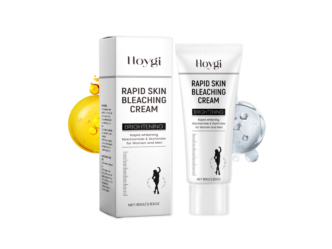 Crema blanqueadora corporal