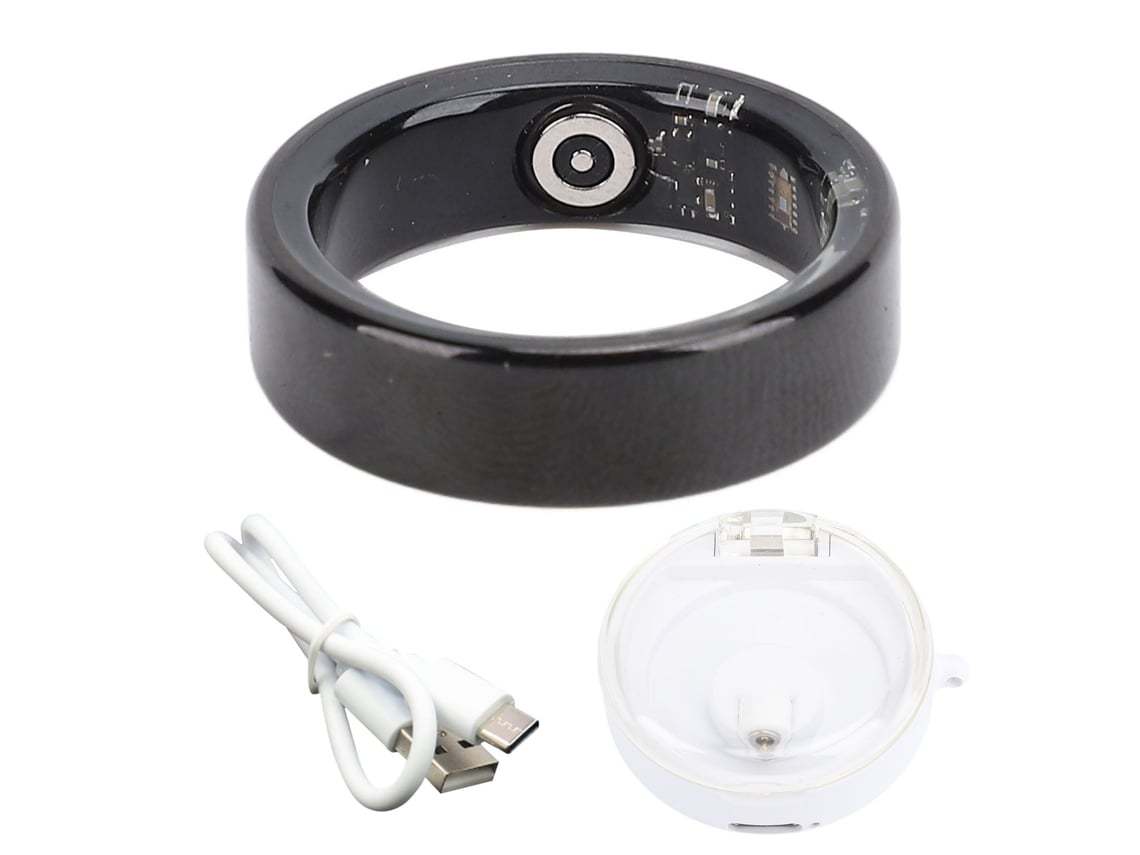 Anillo Inteligente Rastreador De Salud: Monitor De Actividad Física Y Sueño Portátil Con Aplicación