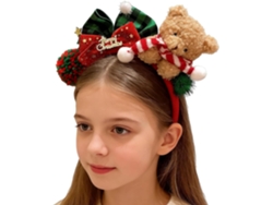 Bandeaux De Navidad Para Adultos, Bandeau Cheveux Con Motif Ours