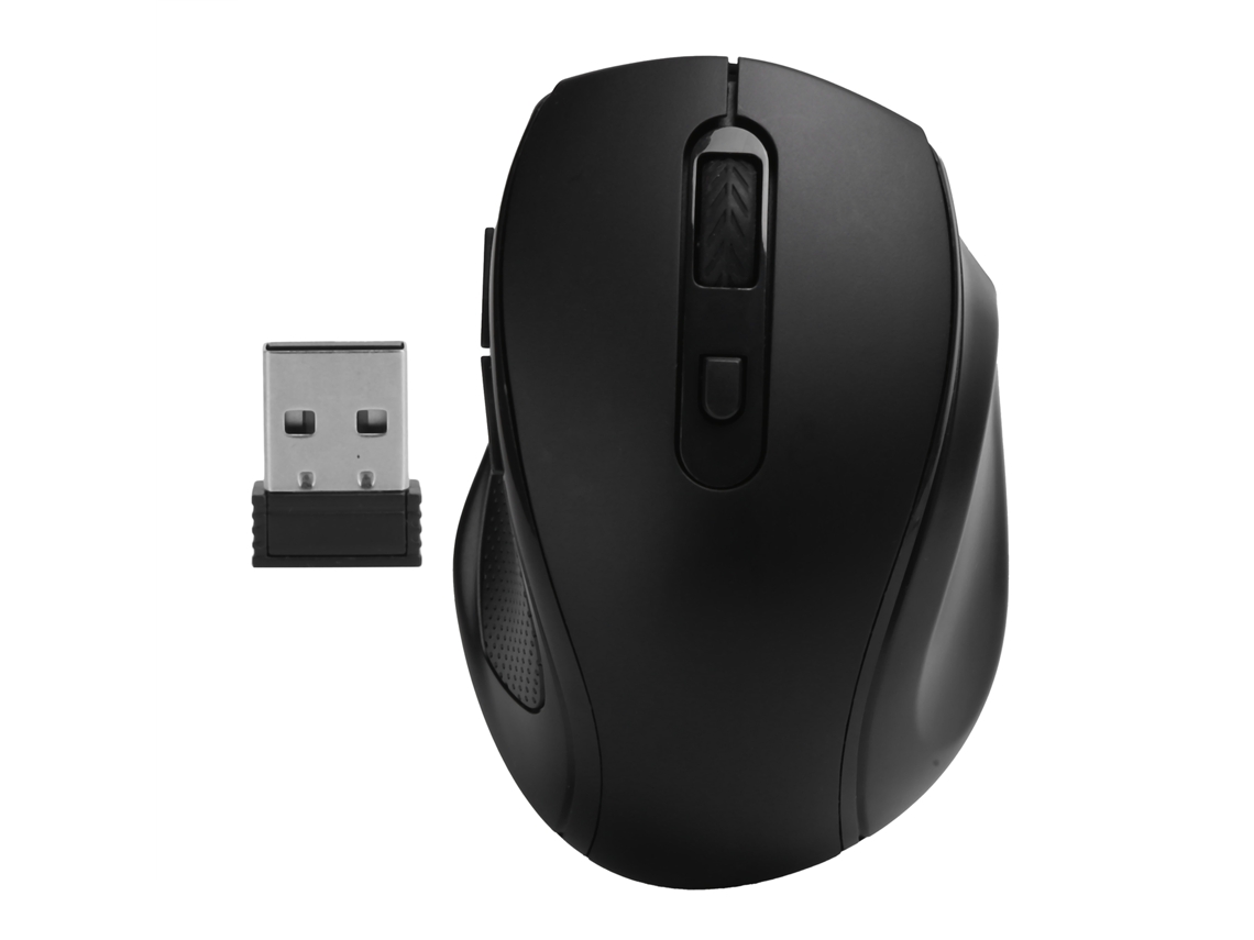 Ratón Inalámbrico Ergonómico De 2,4 Ghz Con 1600 Dpi Para Oficina/juegos, Con 6 Botones Y Un Nanorreceptor.