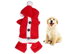 Sudadera con capucha roja para perros Kkpm-sudadera, ideal para Navidad e invierno. Ropa para perros pequeños y cachorros.