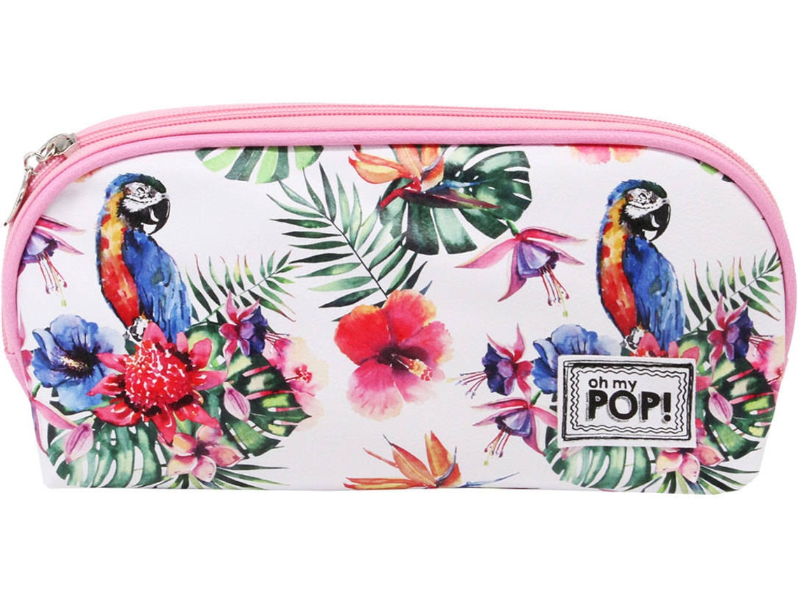 Nécessaire OH MY POP! Papagaio Jelly pequeña (Blanco - 13.5x28x6.5cm)