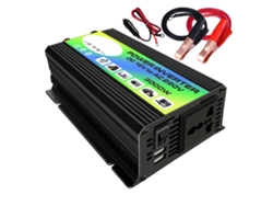 Inversor De Onda Sinusoidal Modificada De 3000 W, De 12 V A 220 V, Con Puertos Usb Y Cargador Para Coche.
