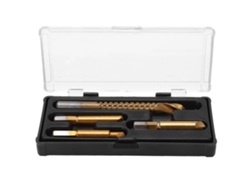 Kit Extractor De Tornillos Rotos Con Broca De Sierra Y Mango Redondo De Acero De Alta Velocidad.