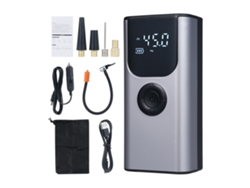 Inflador de neumáticos portátil, compresor de aire multifuncional con batería de 3600 mAh y luz SOS.