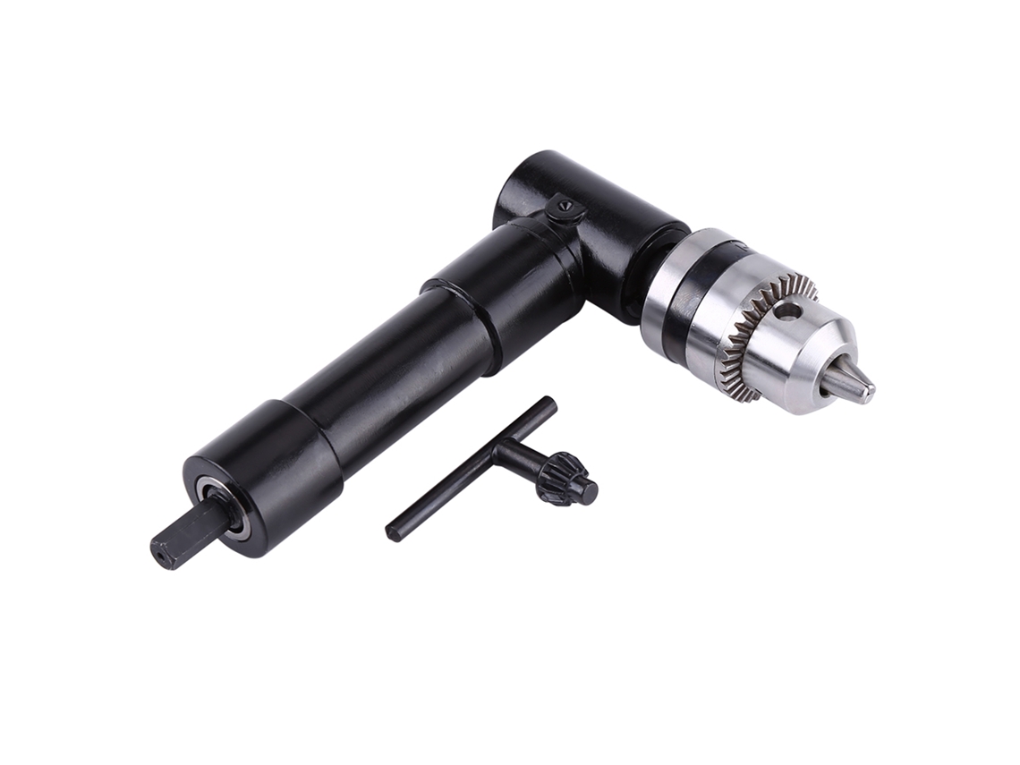 Adaptador De Furadeira De Ângulo Retto 8mm, Cabo Hexagonal, Extensão, Ferramenta De Perfuração 90 Graus