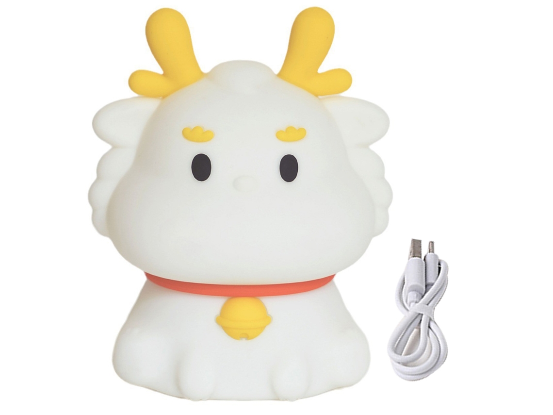 Lámpara de noche de silicona 2026 con forma de animalito adorable, control táctil, ajustable, para decoración de niños y bebés.