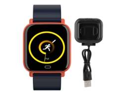 Pulsera Inteligente (monitorización De Frecuencia Cardíaca, Monitorización De Presión Arterial) Nuevo Modelo S20 1.3 Pulgadas Interfaz De Usuario Dinámica Monitoreo De Salud Gris-naranja