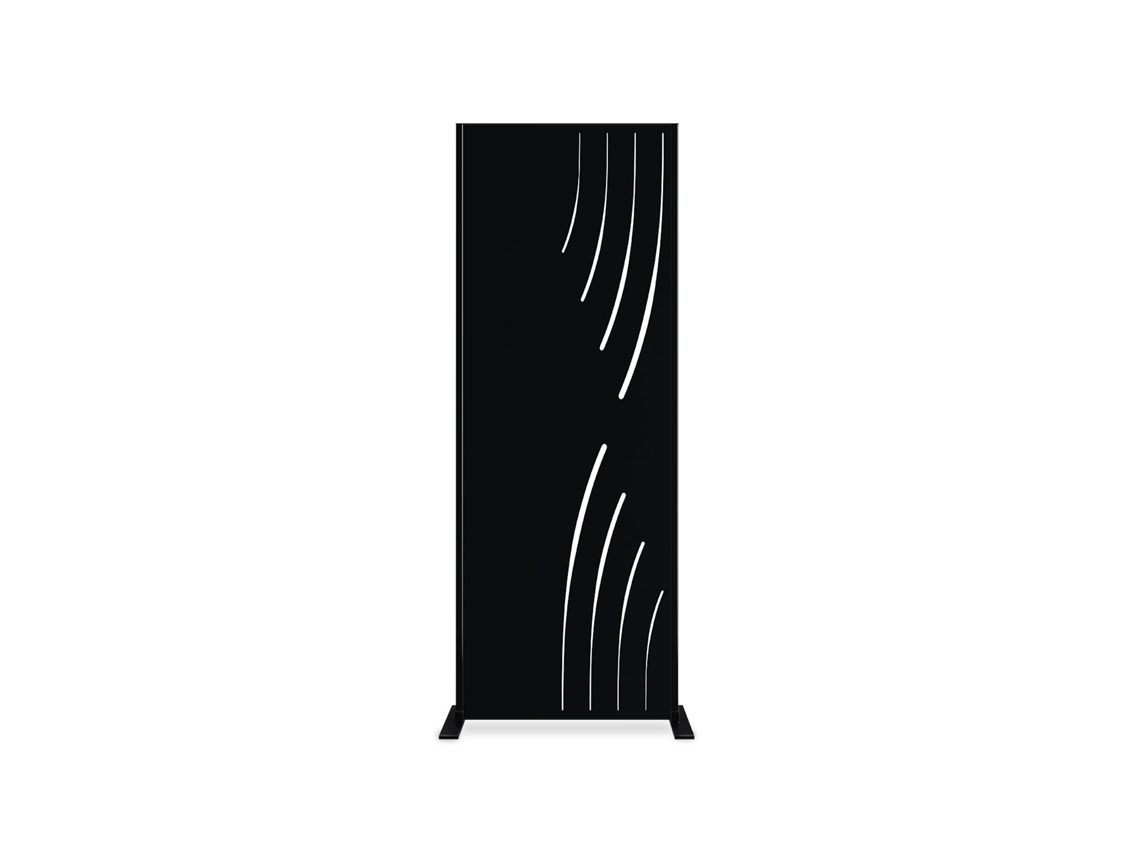 Panel decorativo VELETA negro Al.160cm patrones lado derecho