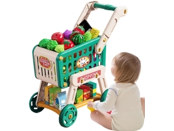 Carrito de compras para niños, carrito de compras de juguete y accesorios de cocina, regalo I Vayotoy