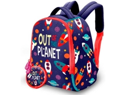 Mochila KIDS LICENSING Planetas (Violeta - 24x20x10cm - Neopreno)