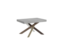 Mesa extensible 90x140/244 cm Volantis Cemento estructura 4/C