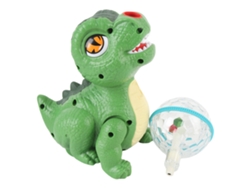 Dinosaurio Eléctrico De Juguete Con Bola Giratoria, Música Y Luz Interactiva Para Niños.