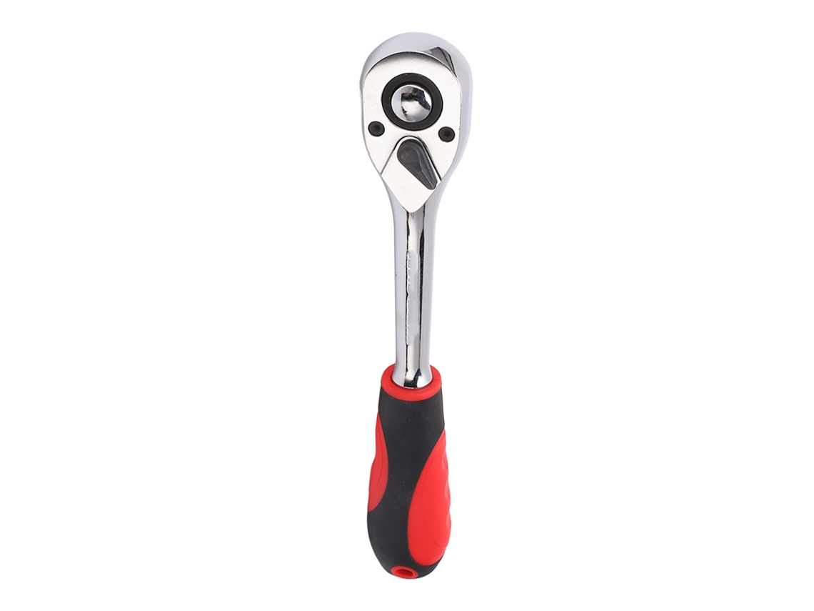 Llave De Carraca De 72 Dientes Con Sistema De Liberación Rápida Y Vástago Recto, 1/2" (12,5 Mm)
