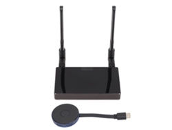 Kit transmisor receptor HDMI inalámbrico que transmite 4K y se extiende hasta 30 m