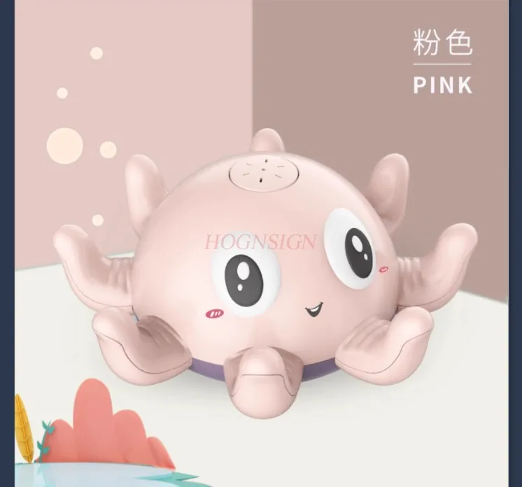 Pulpo Eléctrico Rociador De Agua Para Baby Shower (rosa)