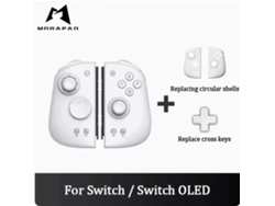 Mando Gemini 2 con joystick Hall, compatible con Nintendo Switch OLED, consola con joystick integrado, color blanco. Aeuzwr