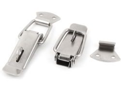 Cierre De Palanca Con Resorte De Metal Tono Plateado De 7. 5 Cm (3 Pulgadas).