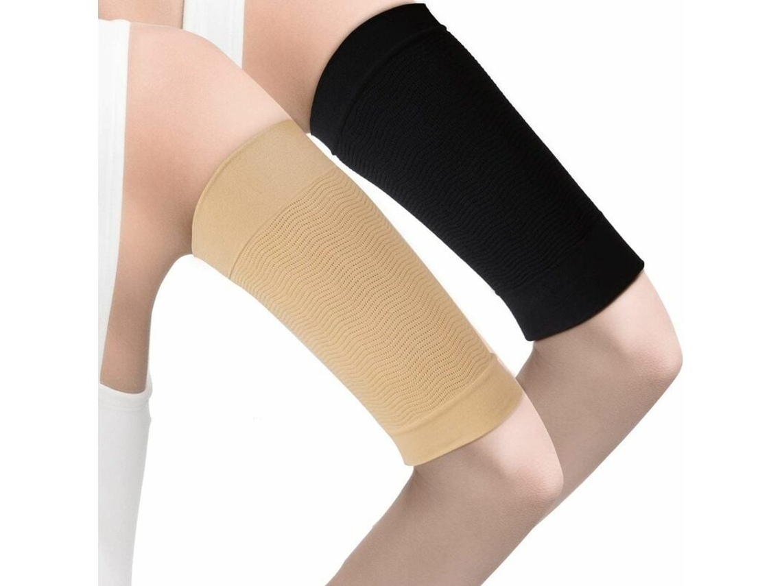 VVJIJILLY Essenciais Para Esculpir Os Braços, Mangas Emagrecedoras, Modeladores De Compressão Para Os Braços, Nylon Elástico Respirável, Melhora A Queima De Gord