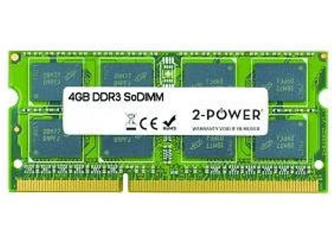 Memoria RAM DDR3 2-POWER MEM0802A (1 x 4 GB - 1600 MHz - CL 11 - Verde)