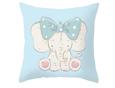 Serie de Funda Decorativa de Almohada Aartoon Animals Sunflower