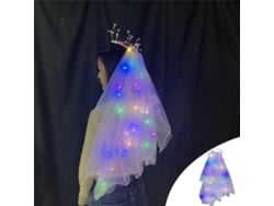 Chapéu De Noiva Com Luz Led.
