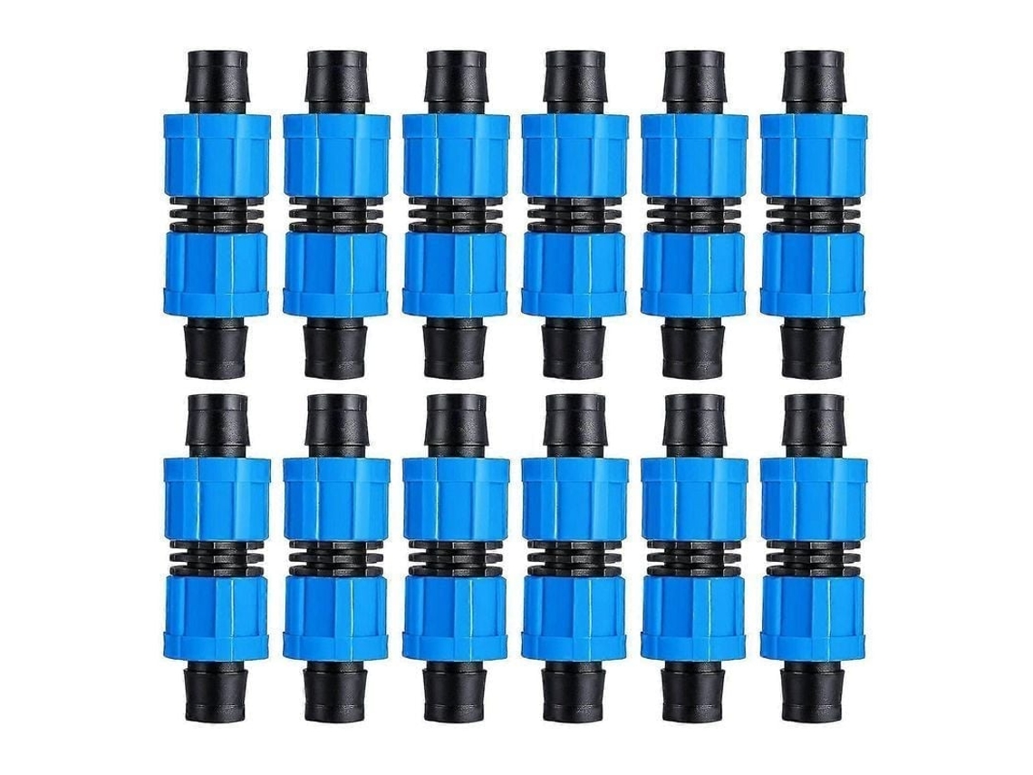 Fasst-12 Uniones De Riego Por Goteo, Conectores Universales 1/2 Pulgada Para Tubos De Plástico