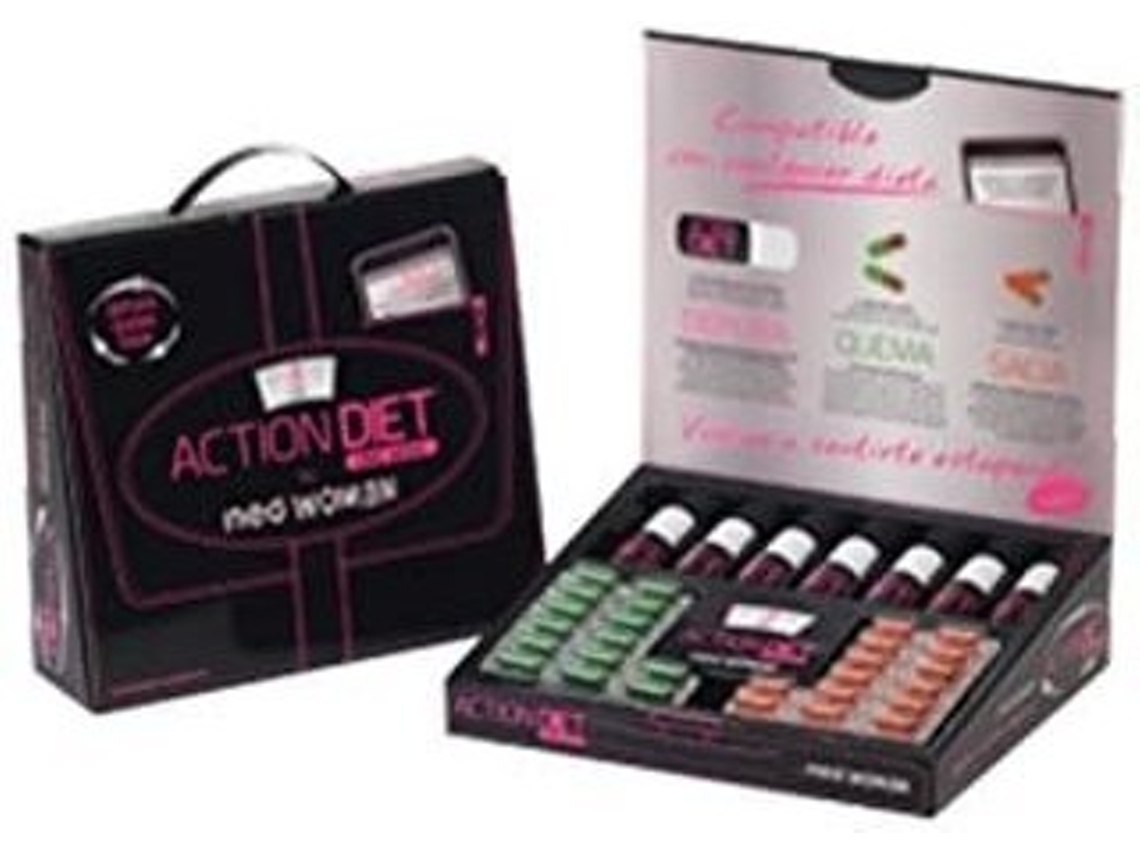 Neo Woman Action Diet Set de Belleza 250 Gr Favorece la Depuración del Organismo con Garcinia Vitaminas B C y Potasio NEOVITAL