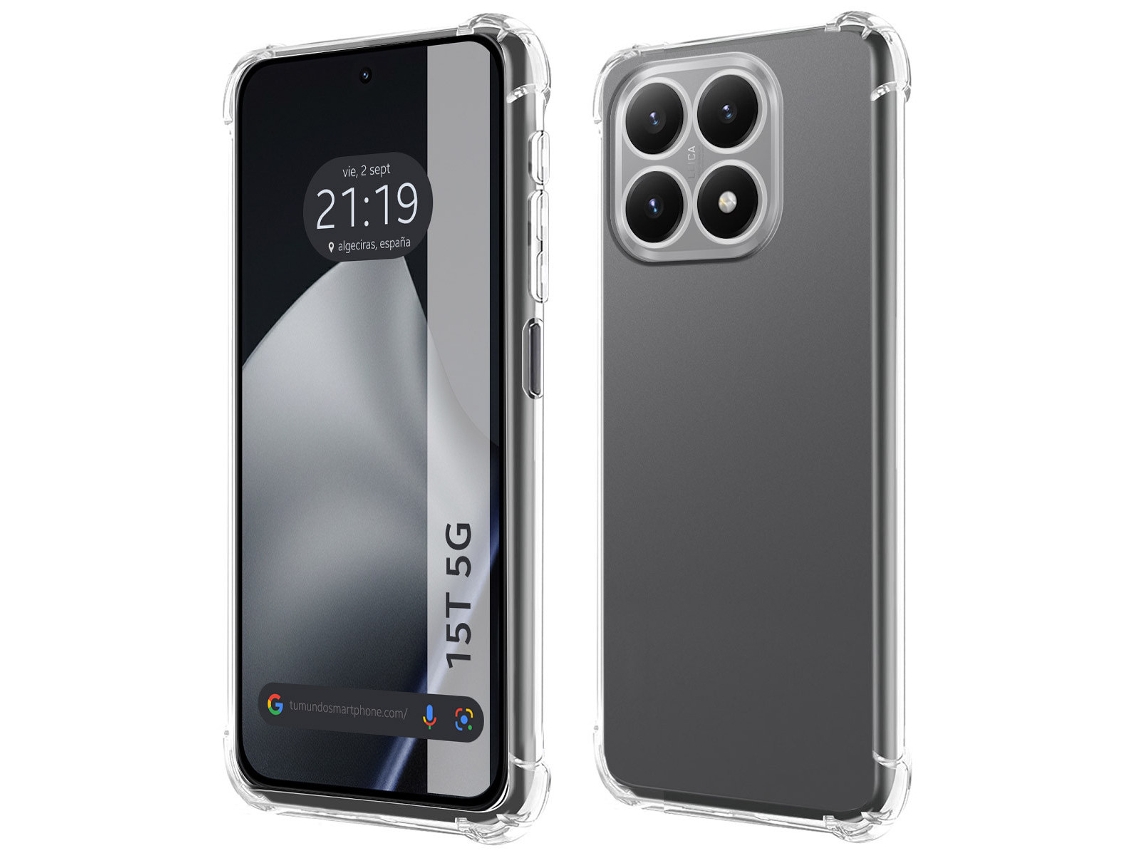 Funda Silicona Antigolpes Transparente Para Xiaomi 15t 5g