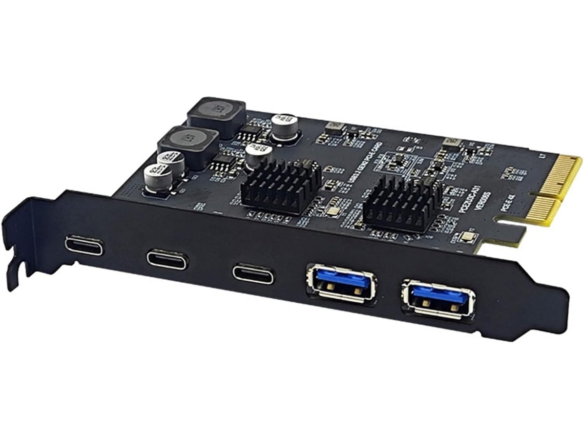 Tarjeta De Expansión Usb Para Pc 3.2 Gen2 Pcie De 10 Gbit/s Con Transferencia De Datos