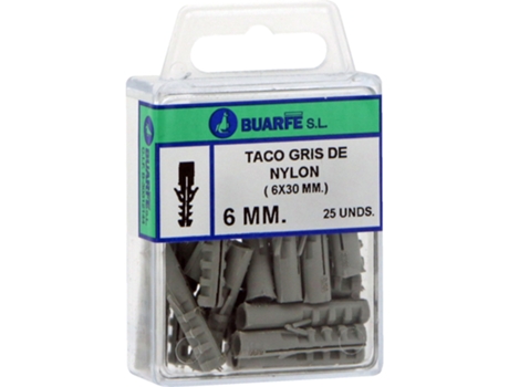 Tacos nylon gris 4 mm 2110 blister