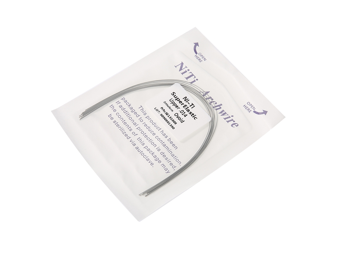 Arco de ortodoncia redondo Niti Super Elastic 14 Superior 100 piezas