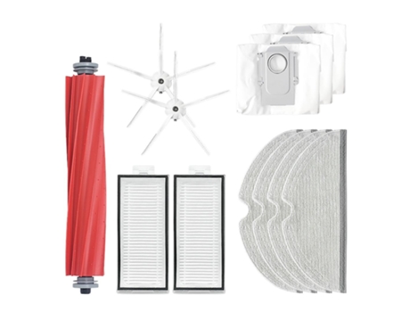 Para xiaomi roborock q7 max+ / robot vacuum kit escova principal filtro esfregão