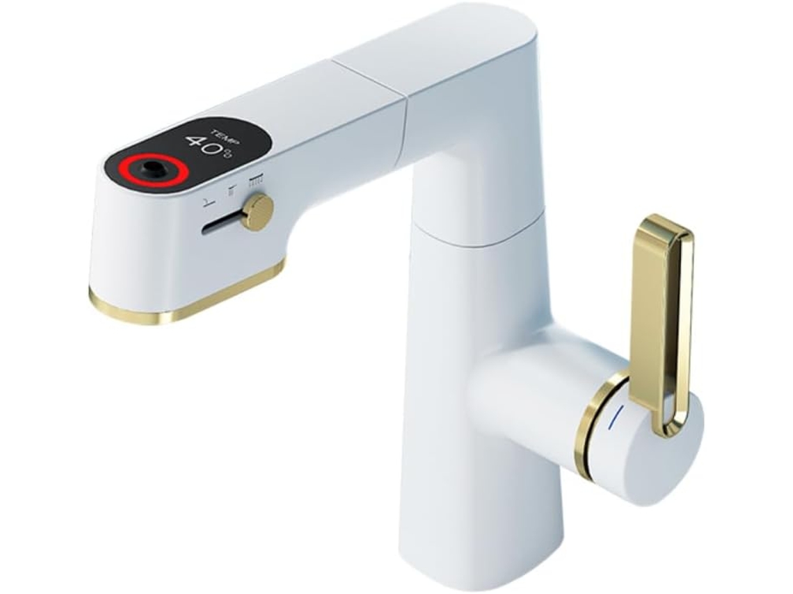 Grifo De Baño Multifuncional De Latón De 360° Con Ducha De Mano.