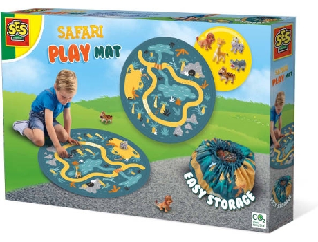 Alfombra de Jugar SES Safari Play Mat (Edad Mínima: 3 Años - 30.3 x 4 x 20.1 cm)