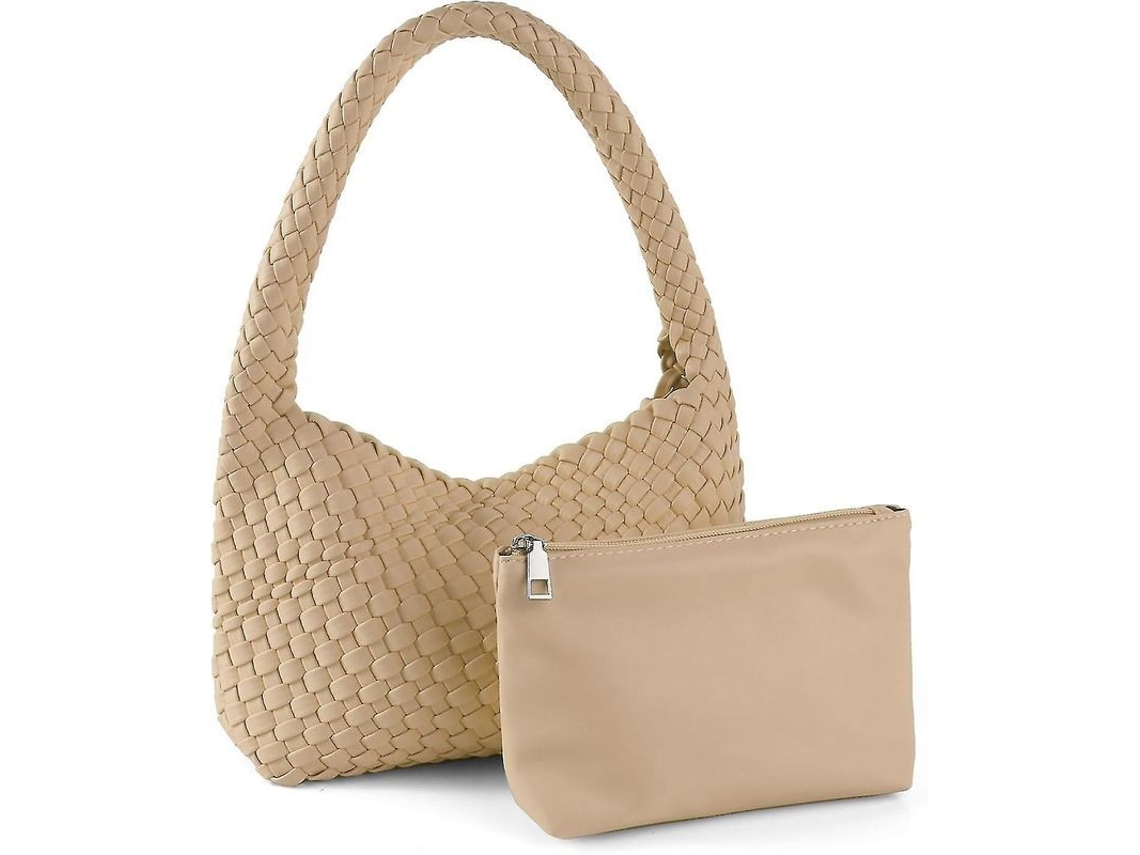 Carteras y monederos de tela de cuero para mujer, versátiles, con bolsillo para el hombro, hechos a mano.
