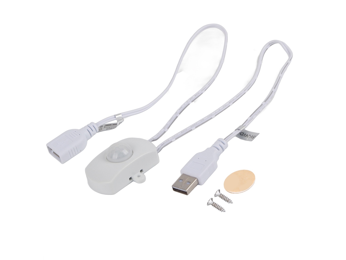 Detector De Movimiento Infrarrojo Pir De 2 A Cc 5-24 V Con Interruptor Automático Para Tira De Led E Interfaz Usb,