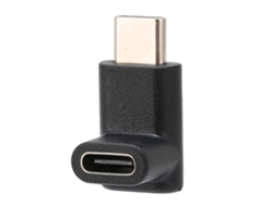 Adaptador de vídeo y datos con carga USB C de 90 grados