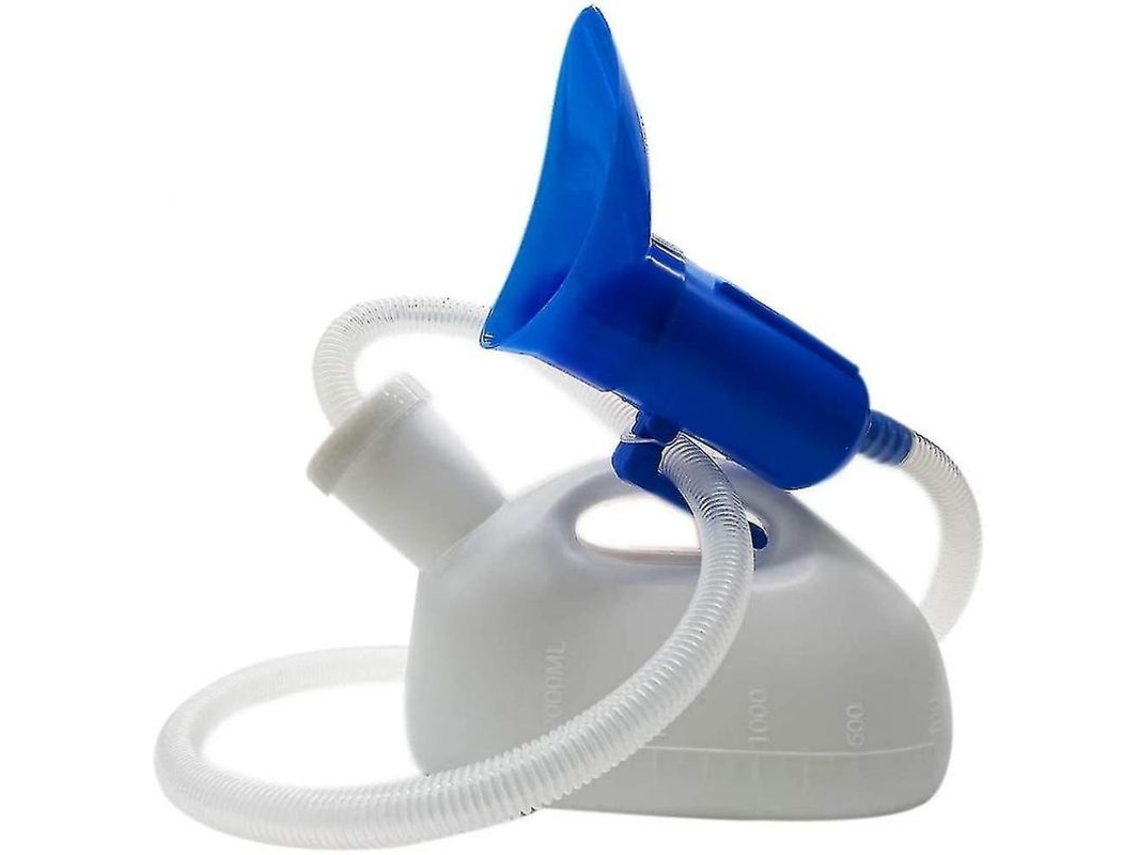 2026-botella De Orina Portátil 2000 Ml Para Mujeres, Material Duradero, Sellado Fuerte, Reutilizable, Ideal Para Viajes Y Pacientes Blanco