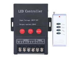 Controlador Led Rgb Pwm Con Control Remoto Para Tira Led Colorida 5v-12v-24v
