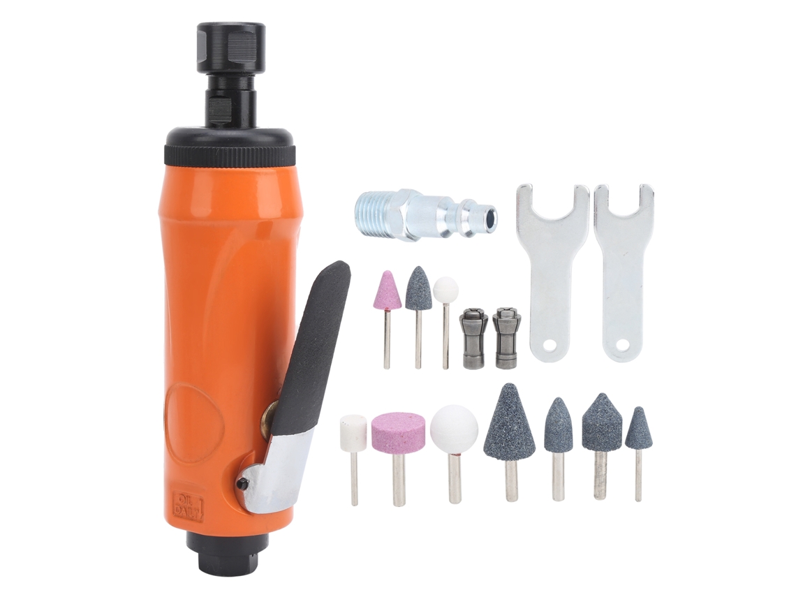 Kit De Máquina De Esmeril Angular Neumática Air Die Grinder Para Esmerilar Y Grabado Kp‑621h Estilo Americano