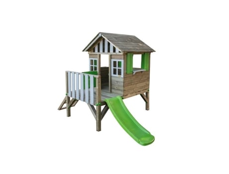 Casita de Madera Masgames Lollipop Elevada Verde MASGAMES OUTDOOR GAMES